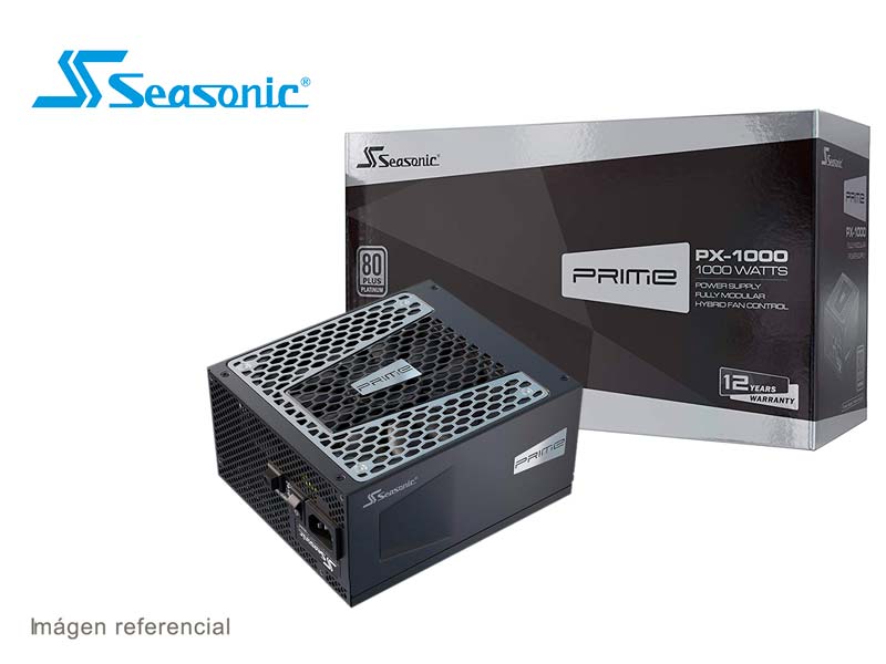 Fuente Seasonic 1000W Prime PX PLUS 80 Plus Platinum Modular