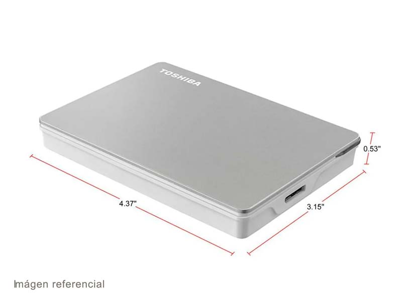 Disco Duro de 2TB Externo Toshiba Canvio Flex USB 3.0 - Mesajil