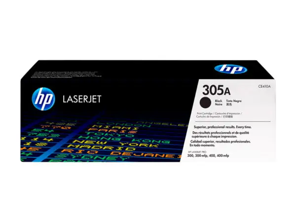 Toner HP 305A CE410A Negro M451dw/M475dw/300mfp/400mfp