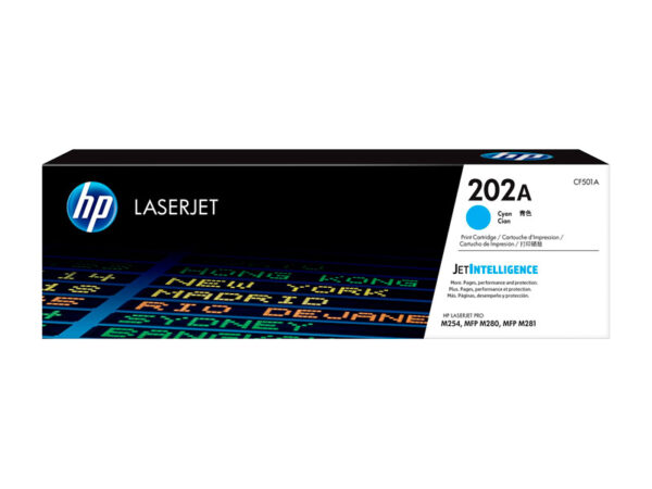 Toner HP CF501A (202A) Cian Pro M254dw /M281fdw