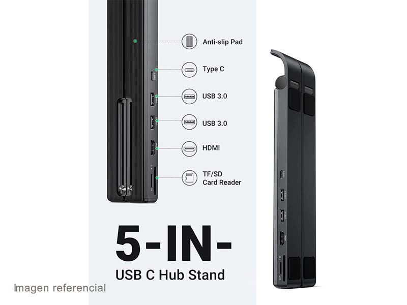 Dock Station TV Base USB2.0 Tipo-C Hub Holder Accesorios para