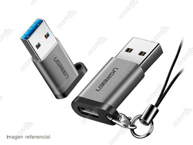 Adaptador UGREEN OTG USB-C a USB 3.0 hembra 15cm (30701) - Mesajil