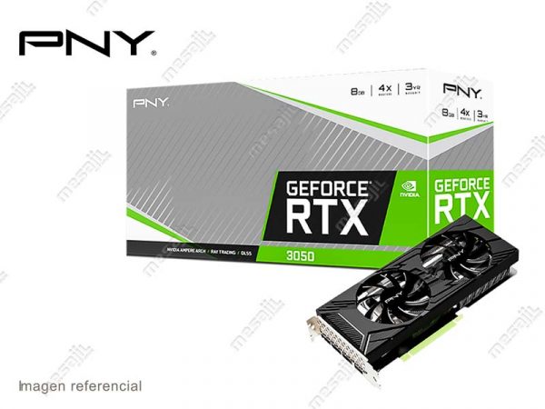 Tarjeta Grafica PNY NVIDIA GeForce RTX 3050 8GB DL55