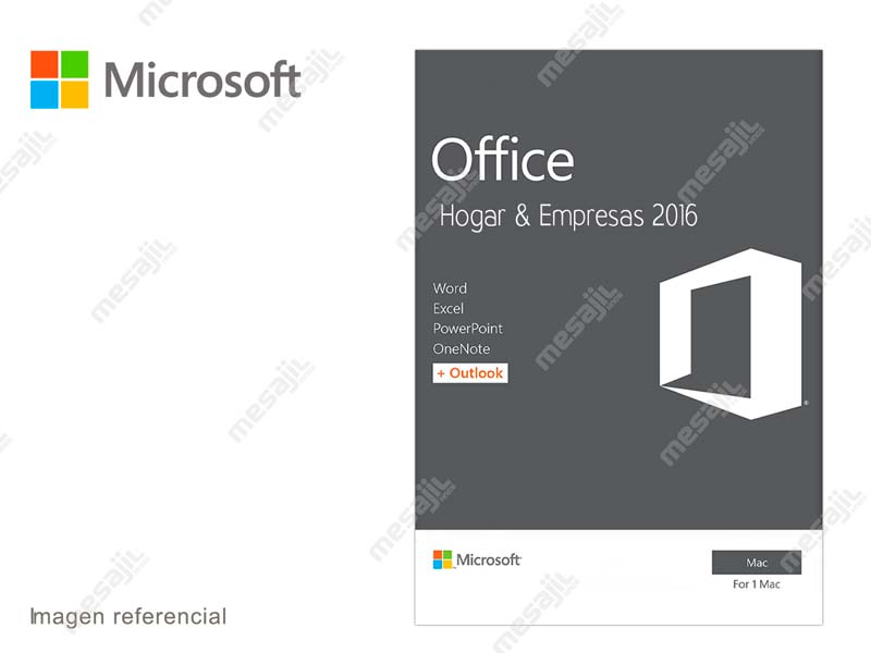 Microsoft Office Hogar y Empresas Espanol Para MAC - Mesajil