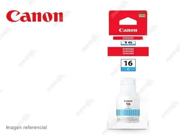 Botella de Tinta Canon GI-16 C Cian GX6010/GX7010 135ml