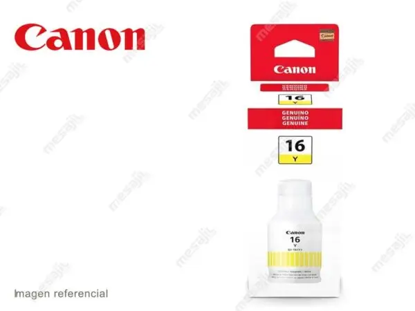 Botella de Tinta Canon GI-16 Y Yellow GX6010/GX7010 135ml