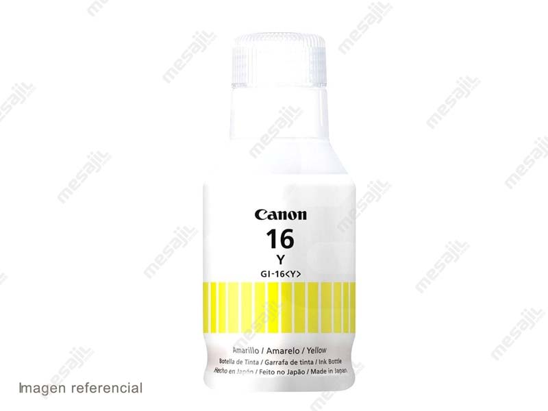 Botella de Tinta Canon GI-16 Y Yellow GX6010/GX7010 135ml