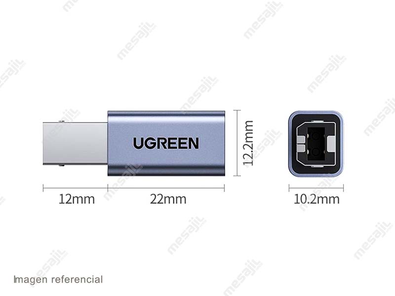 Adaptador UGREEN USB-C hembra a USB 2.0 macho (20120)