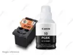 MEGA KIT Botella Canon GI-10PGBK + Cabezal BH-10 Negro G5010/G6010/G7010