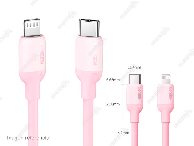 Cable Cargador iPhone Lightning a USB Tipo C 2m - Servicio técnico premium