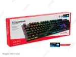 Teclado Gaming HyperX Alloy Origins HX Switch Blue, cable USB-C extraíble