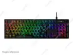 Teclado Gaming HyperX Alloy Origins HX Switch Blue, cable USB-C extraíble