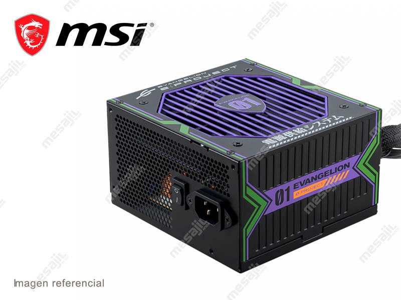 Fuente MSI MAG A650BN EVA e-PROJECT 650 Watt Power Supply