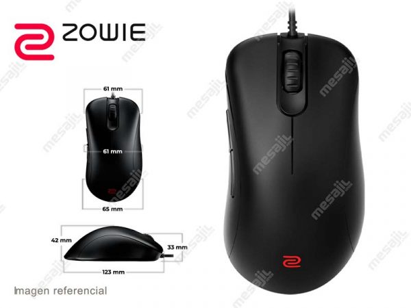 Mouse Gaming BenQ Zowie EC2 Ergonomico Diestro Medium black
