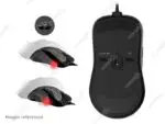 Mouse Gaming BenQ Zowie FK1+-B Bajo Perfil, Ambidiestro Extra Large black