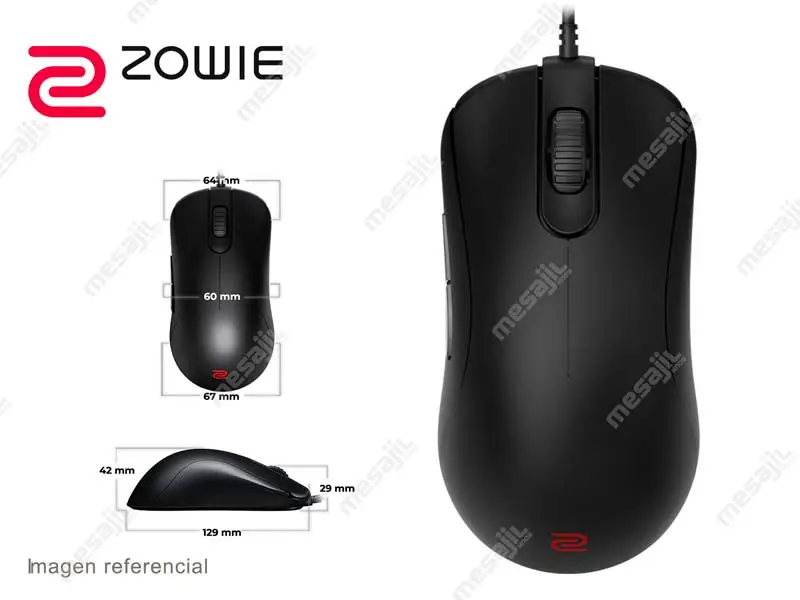 30378-4 Mouse Gaming BenQ Zowie ZA11-B Alto Perfil, Ambidiestro Large black