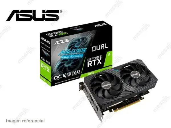 Tarjeta Grafica ASUS Dual NVIDIA GeForce RTX 3060 OC 12GB GDDR6