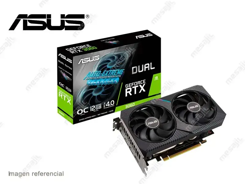 27430-4 Tarjeta Grafica ASUS Dual NVIDIA GeForce RTX 3060 OC 12GB GDDR6