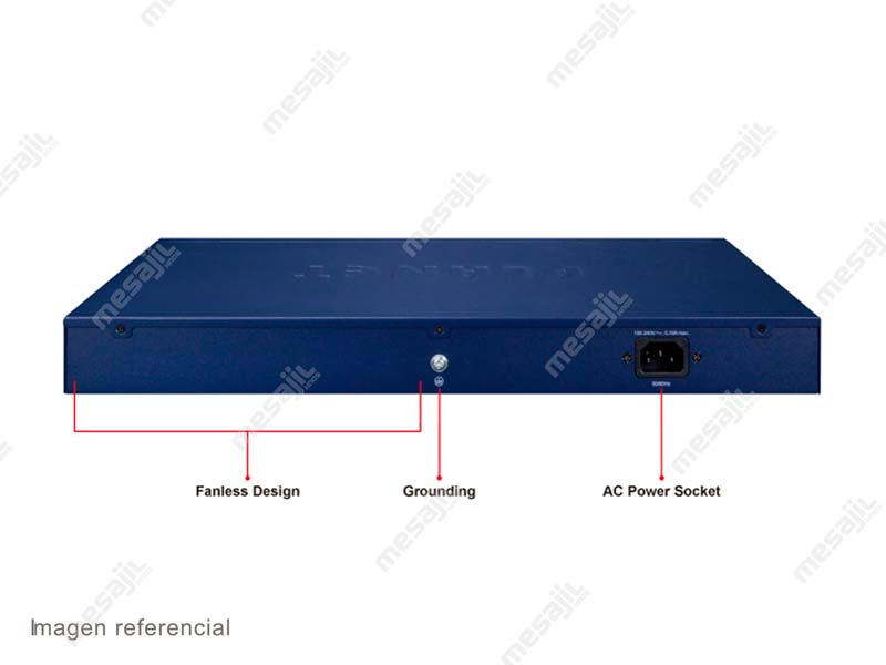 Switch PLANET GSW-1601 rackeable 16 puertos gigabit ethernet10/100/1000 base-T