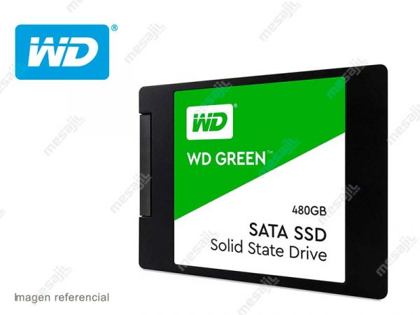 Disco Solido Interno de 480GB Western Digital Green SATA SSD 2.5"