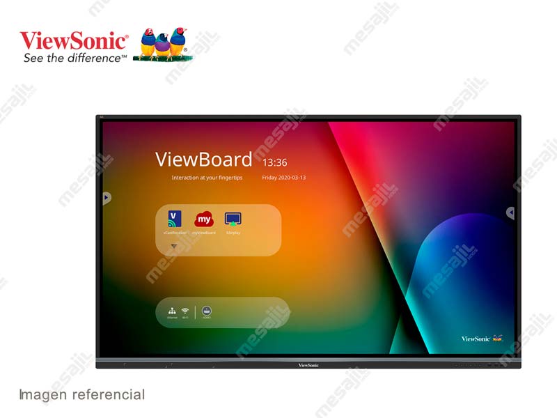 Pantalla Interactiva ViewSonic ViewBoard IFP7550-3 190.5cm (75") 4K UHD LCD Tactil