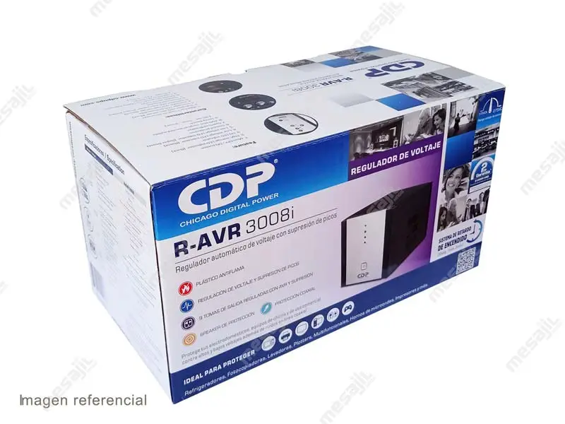 30442 Estabilizador CDP 3000VA R-AVR3008I 2400w
