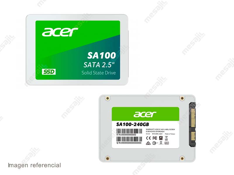 Disque SSD Interne Acer SA100 2.5 SATA III - 240 Go