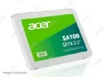 Unidad de Estado Solido Interno de 480GB Acer SA100 SSD SATA 2.5"