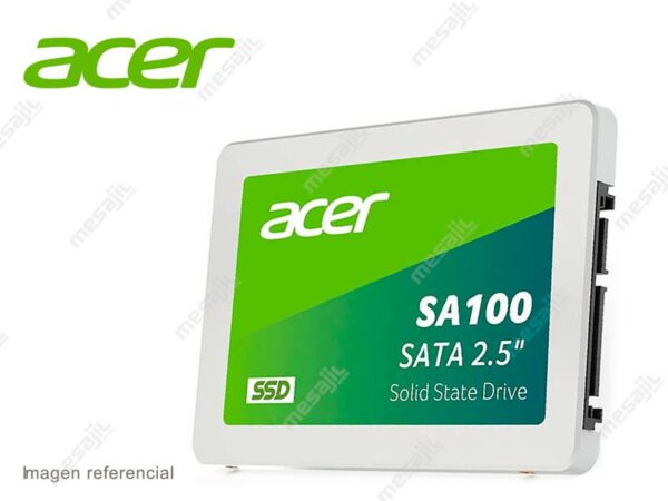 Unidad de Estado Solido Interno de 480GB Acer SA100 SSD SATA 2.5"