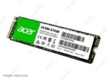 Unidad de Estado Solido Interno M.2 512GB Acer FA100 PCIe Gen3 NVMe SSD