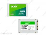 Unidad de Estado Solido Interno de 960GB Acer SA100 SSD SATA 2.5"