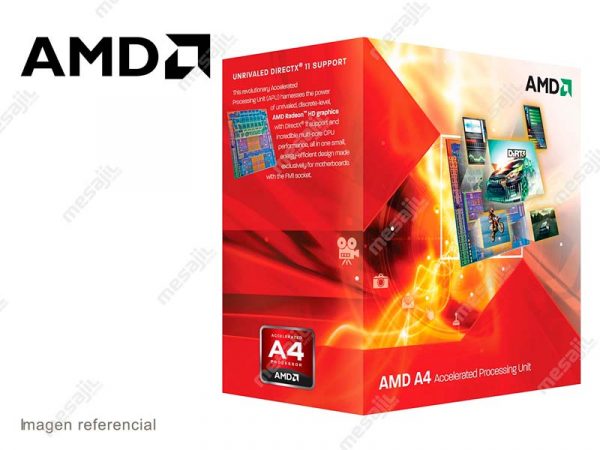 Procesador AMD Dual Core A4-3400 2.7GHz LGA FM1
