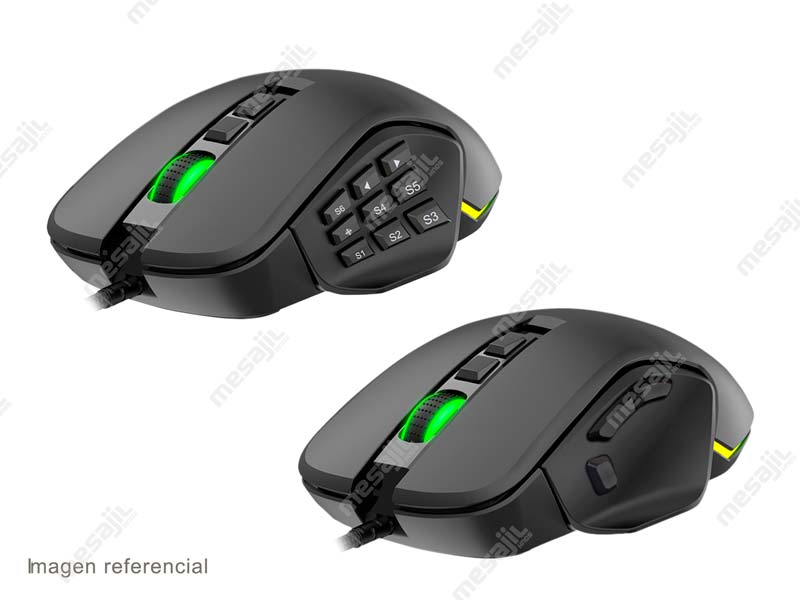 Mouse Gaming Antryx Chrome Storm Xcalibur RGB (AGM-CS7500K)
