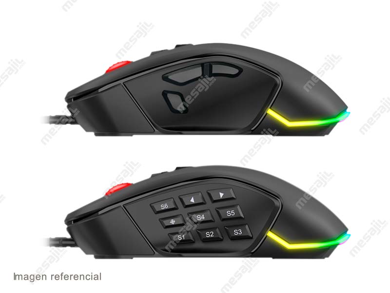 Mouse Gaming Antryx Chrome Storm Xcalibur RGB (AGM-CS7500K)