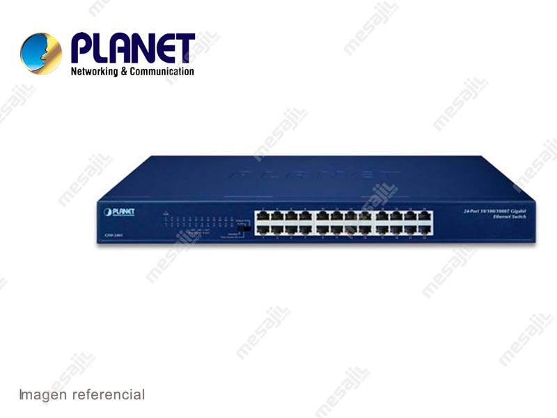 Switch PLANET GSW-2401 24 puertos Gigabyte 10/100/1000 base-T