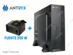 Case Antryx Micro SLIM NS-200 + Fuente 350W 80 Plus Bronze