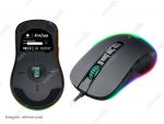 Mouse Gaming Antryx Chrome Storm Kurtana RGB Black (AGM-6200K)