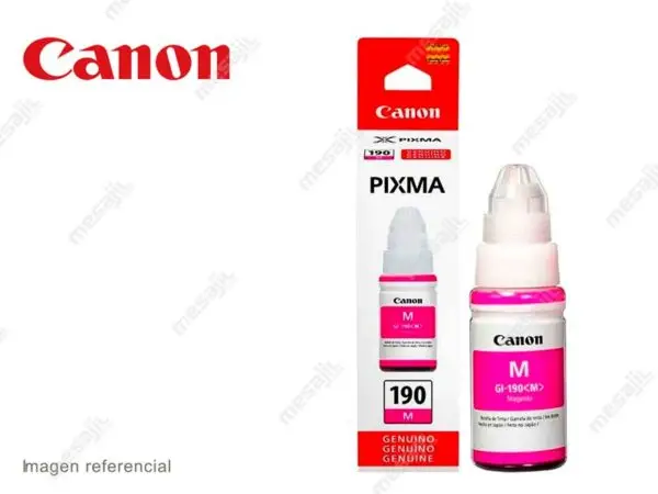 Botella de Tinta Canon GI-190M Magenta