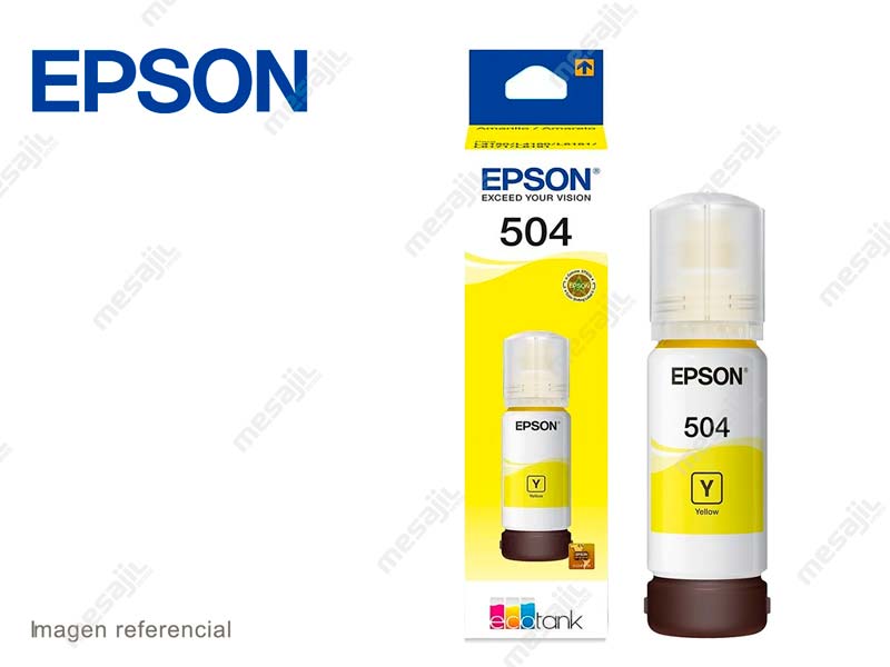 Botella de Tinta Epson T504420 Amarillo L4150/L4160/L4260/L6171/L6270