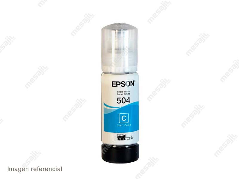 Botella de Tinta Epson T504220 Cian L4150/L4160/L4260/L6171/L6270