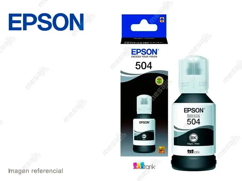18973-1 Botella de Tinta Epson T504120 Negro L4150/L4160/L4260/L6171/L6270