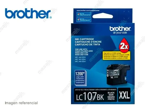 Tinta Brother B/N LC-107BK MFC-J4510DW BLACK