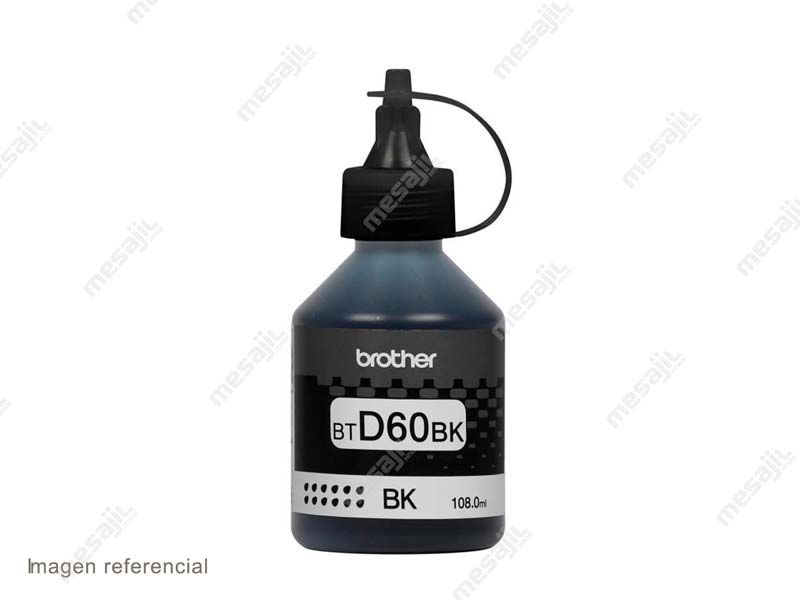 Botella de Tinta BROTHER BTD60BK BLACK T420W/T520W/T720DW/T820DW/T920DW/4500DW