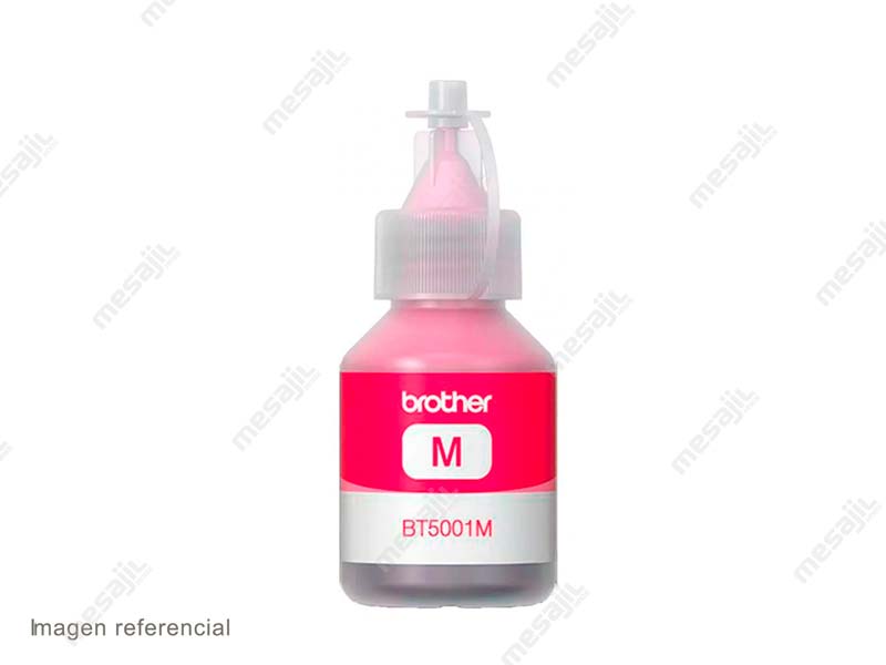 Botella de Tinta BROTHER BT5001M Magenta DCP-T300/T500W/T700W/T710W/MFC-T800W