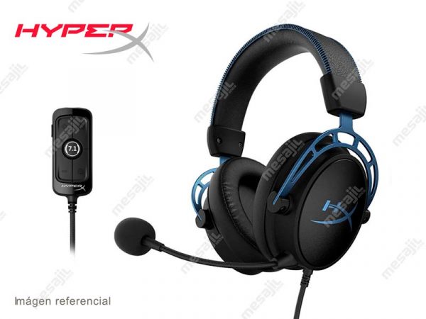 Audifono Gaming HyperX Cloud Alpha S Blue