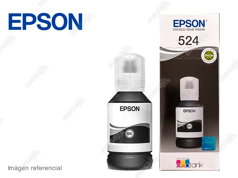 Botella de Tinta Epson T524120 Negro L6580/ L15150/ L15160