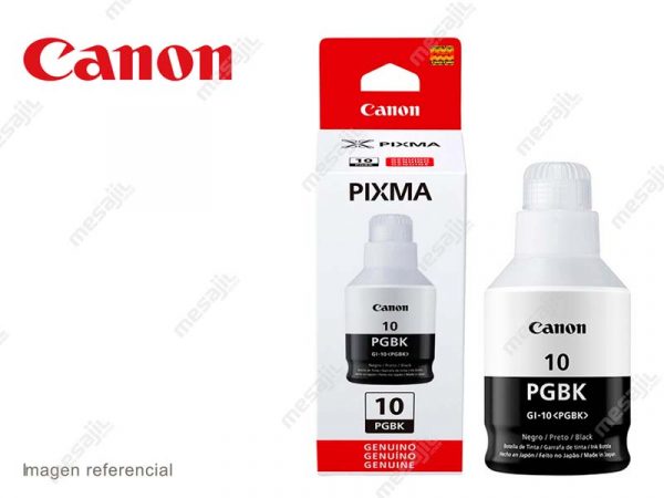 Botella de Tinta Canon GI-10PGBK Negro