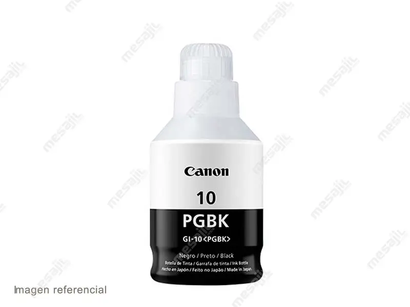 25712 Botella de Tinta Canon GI-10PGBK Negro