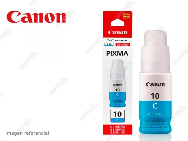 Botella de Tinta Canon GI-10C Cian