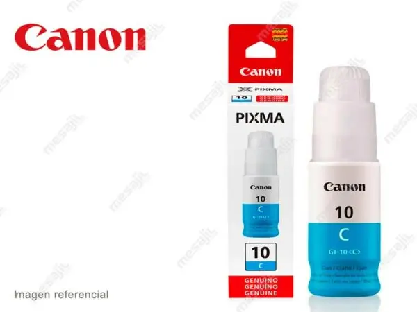 Botella de Tinta Canon GI-10C Cian